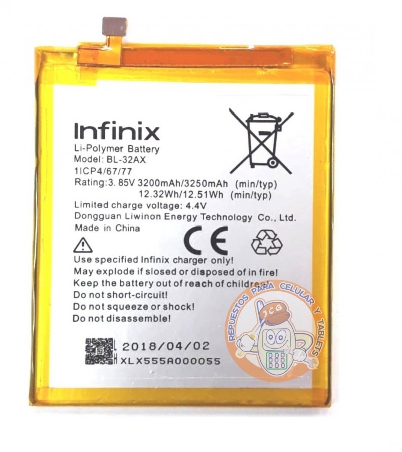 Infinix BL-32AX Battery for Infinix Zero 4 X555 with 3250 mAh Capacity-Silve
