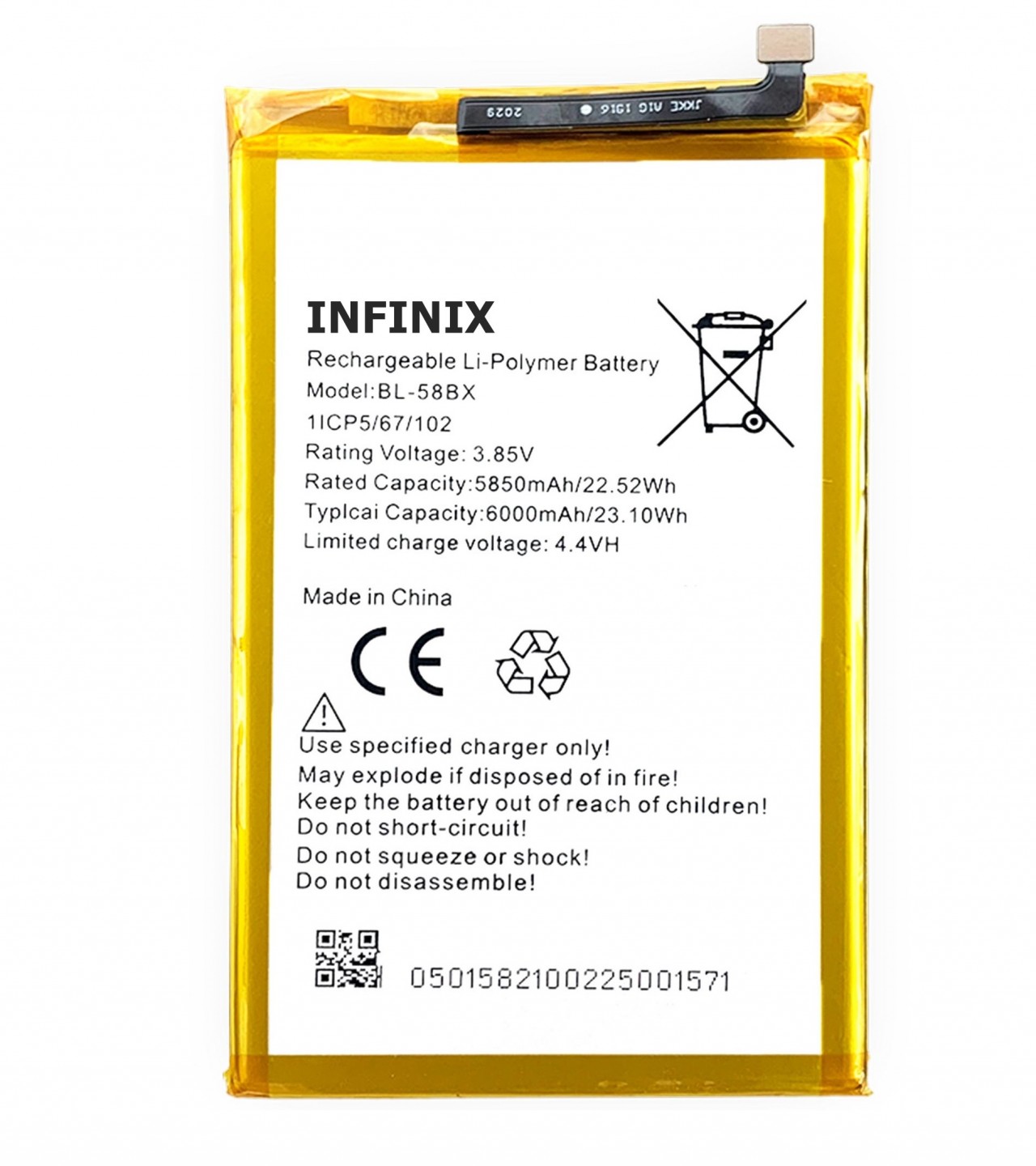 battery infinix hot 9