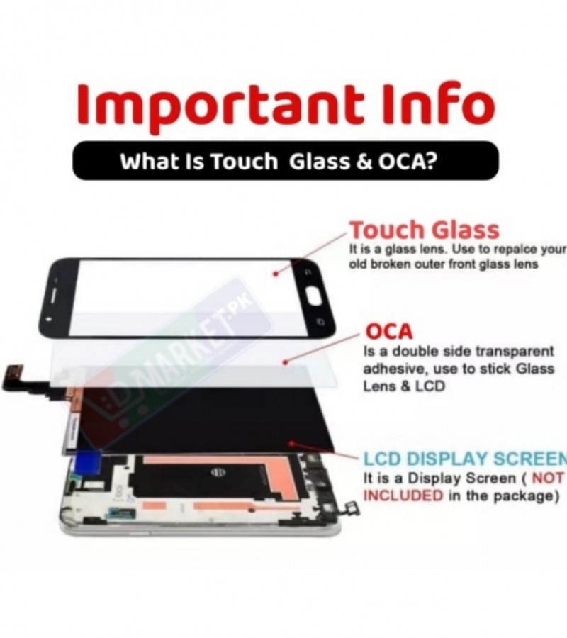 Huawei Honor 9 OCA + Touch Glass Digitizer Replacement Honor 9 (Only Touch Glass Not Panel)