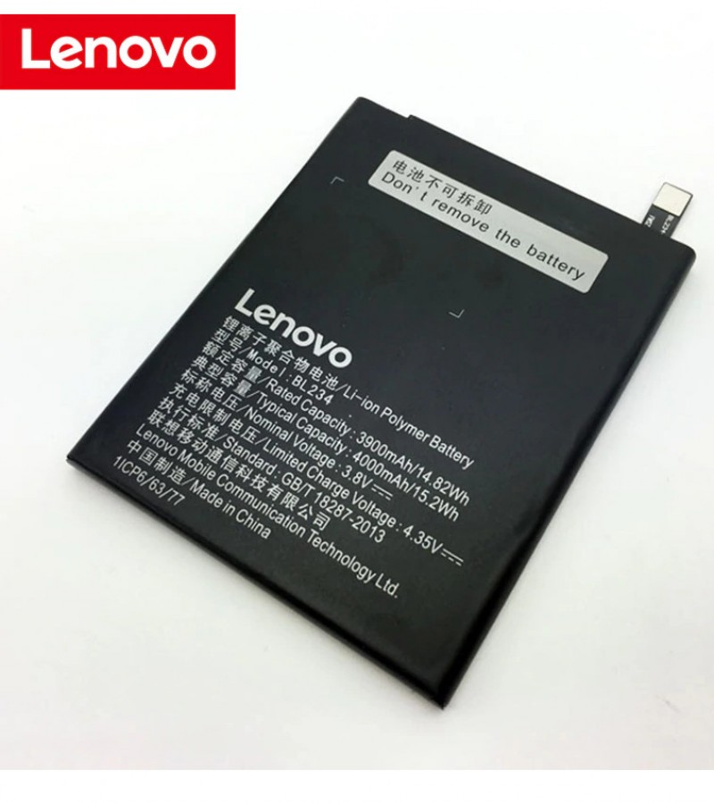 Lenovo BL234 Battery For Lenovo A5000 with 4000 mAh Capacity- Black