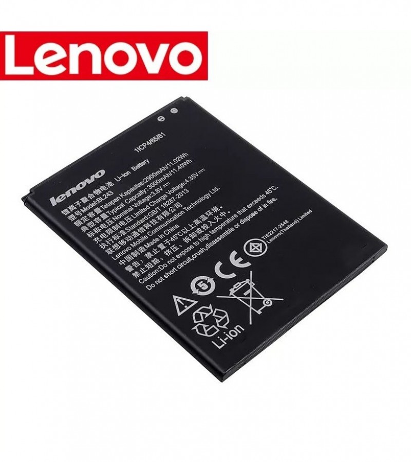 Lenovo BL243 Battery For Lenovo K3 Note , A7000 , A7600 , K50 , A5600 Battery With 3000mAh Capacity