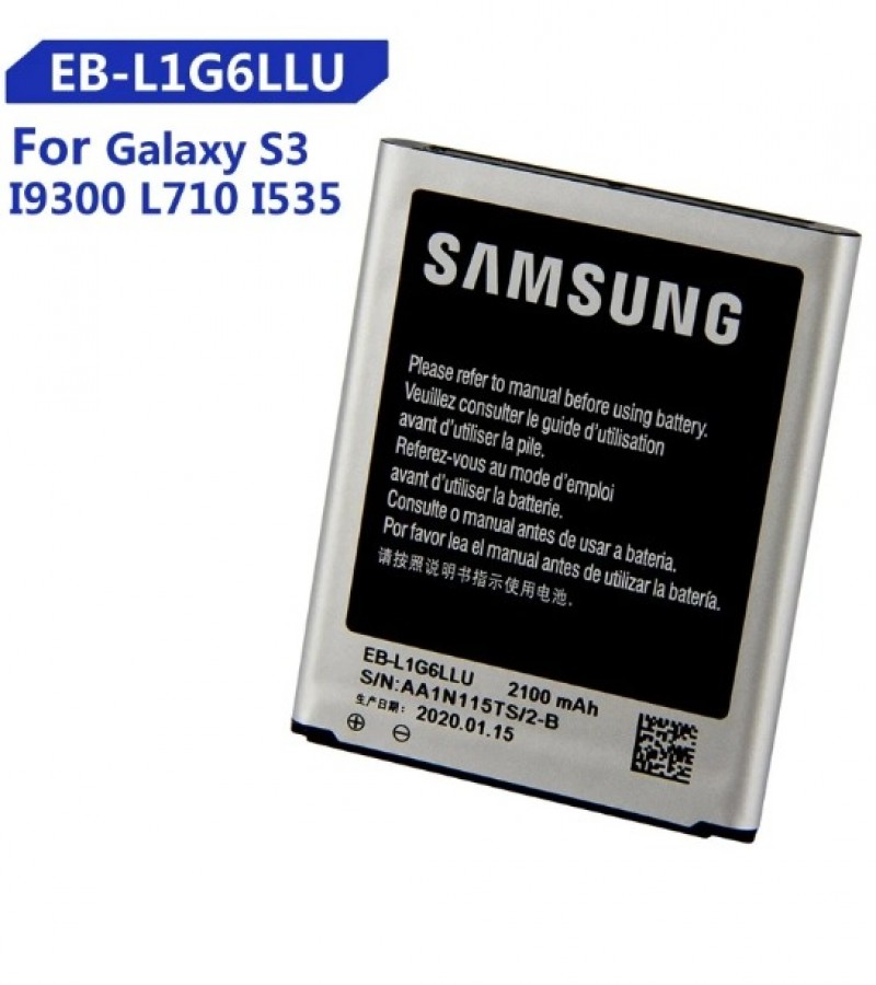 Samsung S3 I9300 Battery Replacement EB-L1G6LLU Battery with 2100mAh Capacity _ Black