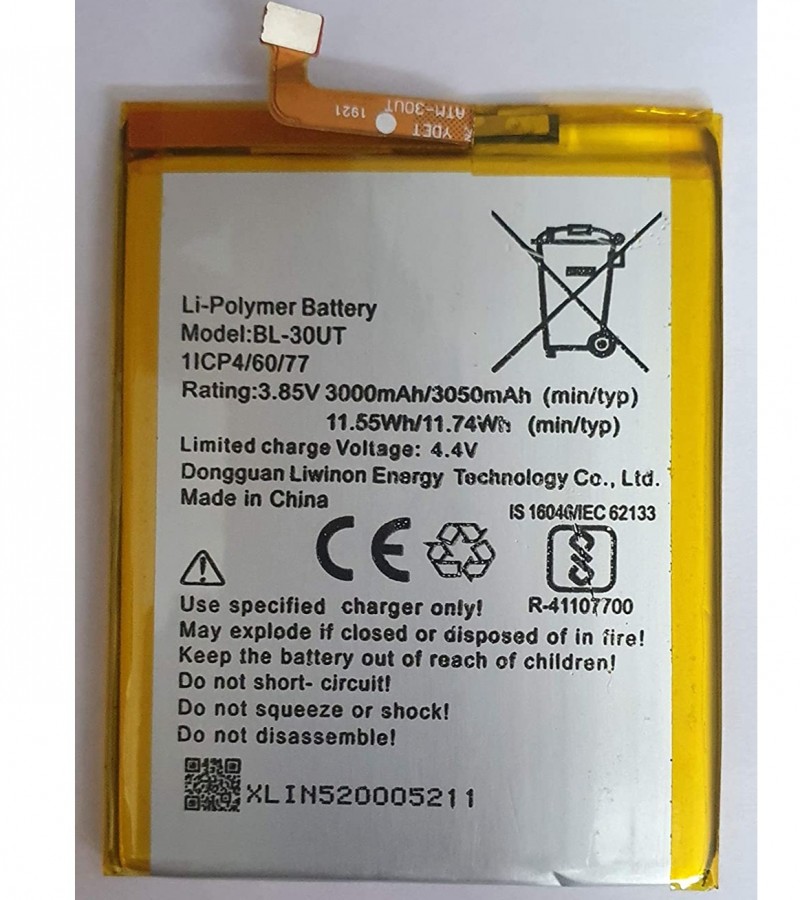 tecno i3 battery model number