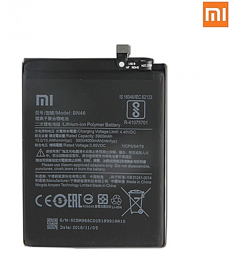 mi note 6 battery